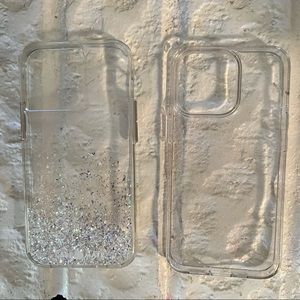 iPhone 13 pro clear case bundle